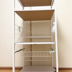 キッチンラック綺麗でおしゃれ！！の画像