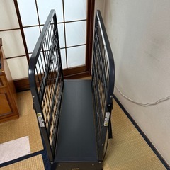 折りたたみシングルパイプベッドの画像