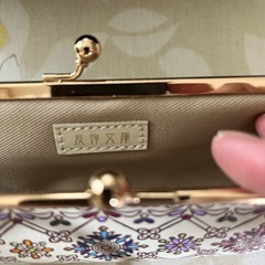 友禅文庫　花柄のがま口メガネケースの画像