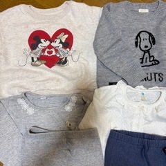 90〜95サイズ　女の子　子供服　秋冬の画像