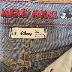 GAP ディズニー　ミッキー　ズボン　90サイズ　子供服の画像
