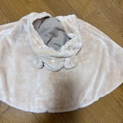 【美品】ミキハウス　ポンチョ　赤ちゃん　子供服の画像