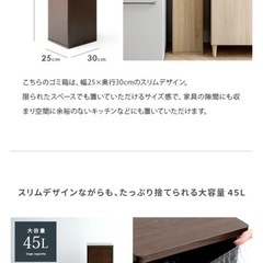 スイング式ダストボックス　45L　の画像