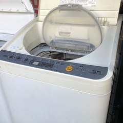 2009年製 Panasonic 洗濯5.5kg 乾燥2.8kg NA-FV55B1 おうちクリーニング　の画像