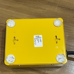 STEELTAP 4口延長コード イエローの画像