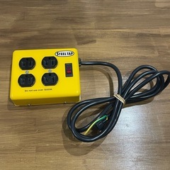 STEELTAP 4口延長コード イエローの画像