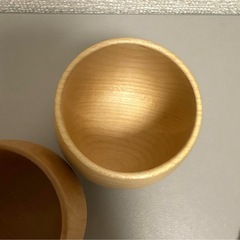 新品未使用🌟天然木お猪口×2の画像