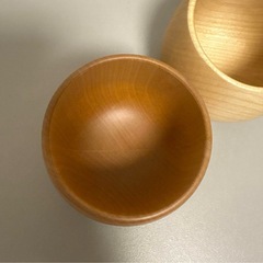 新品未使用🌟天然木お猪口×2の画像