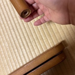 木製ハンガーラック　壊れてますが、木材として必要な方がいたら。の画像