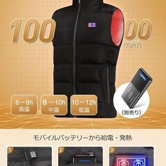 【新品・未使用】電熱ベスト XLサイズの画像