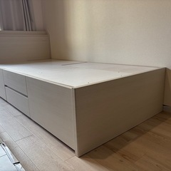 ニトリベッド 収納 シングルの画像