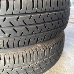 バリ山　セイバーリング 夏タイヤアルミホイール 155/65R14  軽自動車用 ブリヂストン の画像