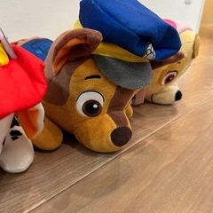 パウパトロール縫いぐるみ3個の画像
