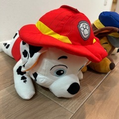 パウパトロール縫いぐるみ3個の画像