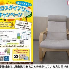【堺市民限定】(2510-31) ロッキングチェアオットマンセットの画像