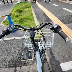 中古20インチブリヂストンビッケ電動アシスト自転車　8.7Ah 大阪の画像
