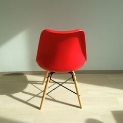 ダイニングチェア（レッド）【小金井市民限定】（小金井市再生家具）品番：10-03-15 ※新規優先の画像