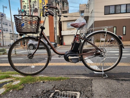 中古Panasonic電動アシスト自転車　8Ah4点灯　大阪