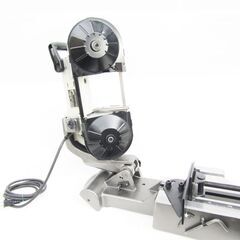 美品Hikoki 日立120mm 速度調整 ロータリーバンドソー CB12FA2 ￥163350 帯ノコ スタンド CB12-ST2 クイックバイス コンターマシン CB12VA2の画像