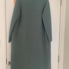 【美品】UNITED ARROWS ウールコート　ノーカラーコートの画像