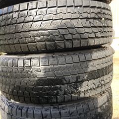 225/70R16 冬用　スタッドレスタイヤ　アルミホイール4本セット　SUV車にどうぞ。の画像