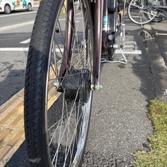 中古ブリヂストン電動アシスト自転車ベルト式　B300 大阪の画像
