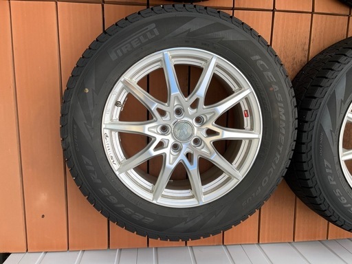 CX5  2021年ピレリアイスアシンメトリコプラス 225/65R17 Weds LEONIS レオニス SV スタッドレス4本
