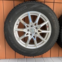 CX5  2021年ピレリアイスアシンメトリコプラス 225/65R17 Weds LEONIS レオニス SV スタッドレス4本の画像