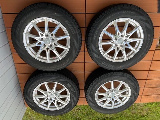 CX5  2021年ピレリアイスアシンメトリコプラス 225/65R17 Weds LEONIS レオニス SV スタッドレス4本