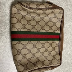 GUCCI オールド シェリーライン GG クラッチバッグ ヴィンテージの画像