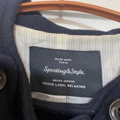 green label relaxing ダッフルコートの画像
