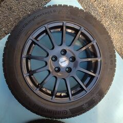  Weds IRVINE  15インチ アルミホイール★ コンチネンタル スタットレスタイヤ 175/65R15 4本の画像