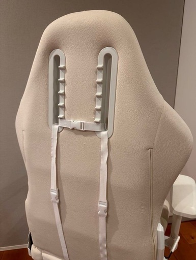 受け渡し決定　westeria アイボリー ゲーミングチェア ファブリック オットマン付 受け渡し決定 westeria アイボリー ゲーミングチェア ショップ