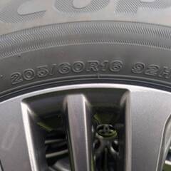 ★【新車外し】25年10月納車 ヴォクシー ノア 純正アルミ4本set◆16×6J＋40　PCD114.3/5H◆ブリジストン ECOPIA 205/60R16（2025年製）の画像