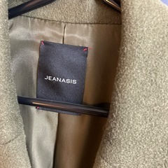 ジーナシス　カーキ　チェスターコートの画像