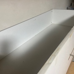 11月中旬まで！！ローラー付き引き出し　白　 の画像
