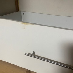 11月中旬まで！！ローラー付き引き出し　白　 の画像
