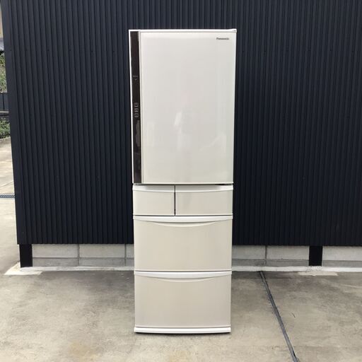 403 パナソニック ノンフロン冷凍冷蔵庫 411L 5ドア NR-E412V-N 2017年製