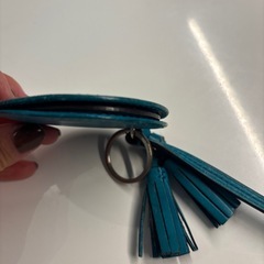 コーチcoachミラー付きキーホルダー中古の画像