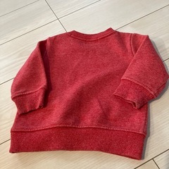 60〜70 くま　裏起毛トレーナーの画像