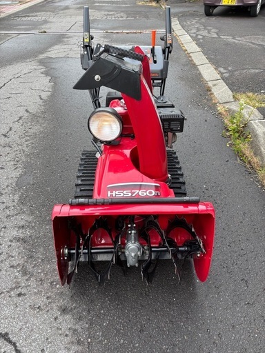 旭川除雪機ホンダHSS760n上下左右電動シューター2段シューター　セル付き