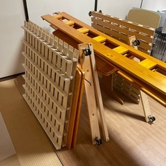 高くない二段ベット(下に収納できるタイプ)の画像
