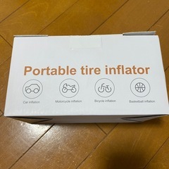 電動　空気入れ　エアーコンプレッサー　未使用同等品の画像