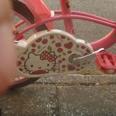 子供自転車補助輪付　美品の画像