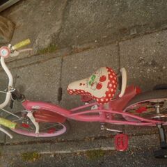 子供自転車補助輪付　美品の画像