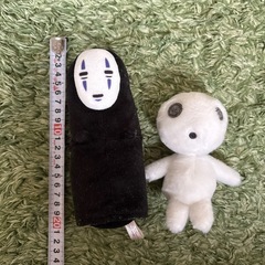 顔ナシと、こだまのぬいぐるみセットの画像