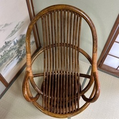 NO.1 　ラタン製 アーチ型チェアの画像