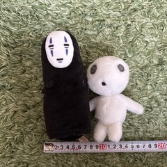 顔ナシと、こだまのぬいぐるみセットの画像