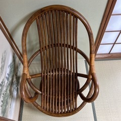 NO.2　ラタン製 アーチ型チェアの画像
