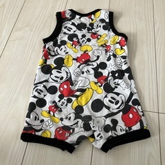 80 Disney baby　ロンパースの画像